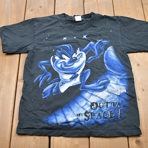 Vintage 1996 Kids Space Jam Tasmanian Devil Graphic T-Shirt / Graphic / 80s / 90s / Streetwear / Retro Style / Single Stitch / Made In USA