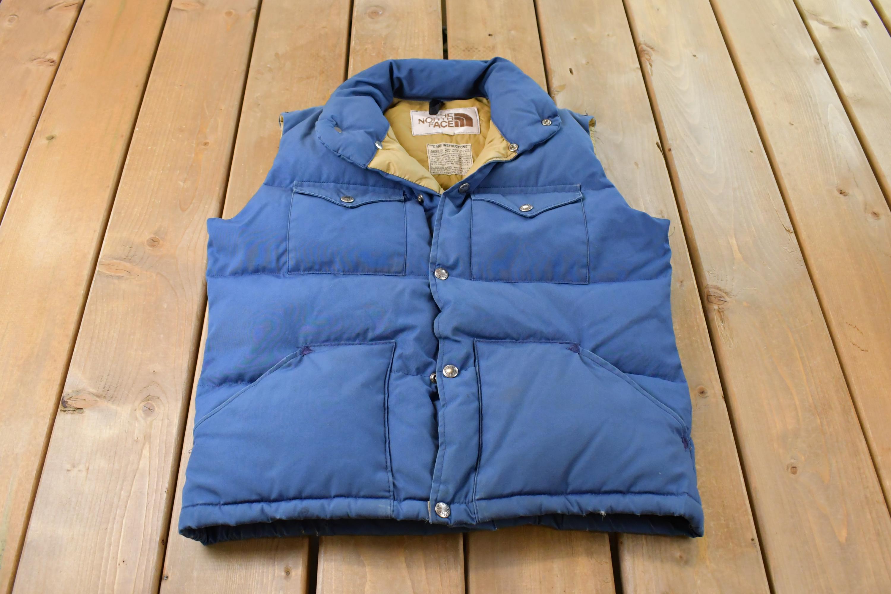 Vintage 70s North Face Vest - Etsy