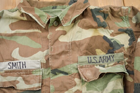 Vintage Military Button Up Shirt/ USMC / US Army … - image 3