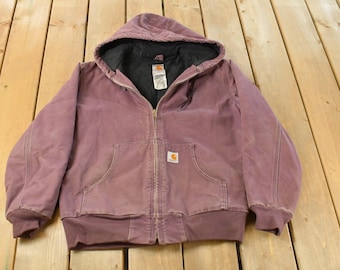 Vintage 1990s Carhartt Aztec Western Active Jac Jacket Size XL