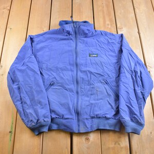 Vintage 1990s LL Bean Fleece Lined Three Season Warm Up Jacket / Sportswear / 90s Fleece / Streetwear / Athleisure / Hiking / Ski Jacket