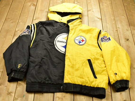 Pittsburgh Steelers Hooded Denim Jacket -  Worldwide