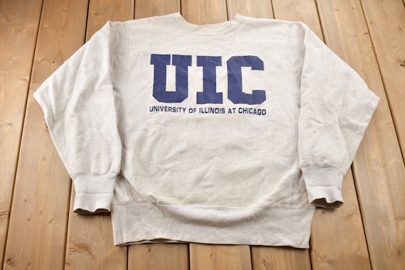 90s USA製 Champion REVERSE WEAVE ILLINOIS Vintage 1990s UIC University of Illinois Champion Reverse