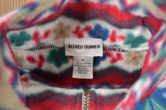 Vintage 1990s Alfred Dunner All Over Print Zip Up… - image 4