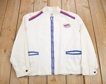 Vintage 1960s Grand Prix Cafe Racer Racing Jacket / Athleisure Sportswear / Streetwear Fashion / Automotive Apparel / Made In Canada / Irwin