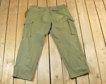 XL / 39 to 43 Waist 50s US Army M-51 Cargo Pants / Field Trousers