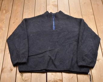 Vintage 1990s Ski Doo Summit Quarter Zip Fleece Sweater / Sportswear / 90s Fleece Sweater / Streetwear / Athleisure / Hiking