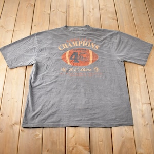 Vintage 1994 CFL B.C Lions Football Graphic T-Shirt Made In Canada Size XXL