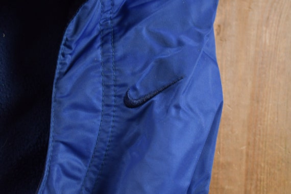Vintage 1990s Nike Embroidered Windbreaker Jacket… - image 5