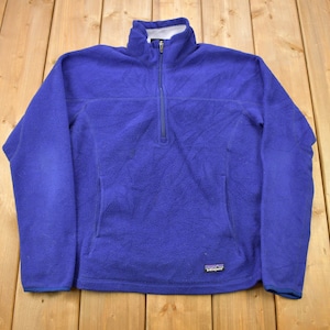 Vintage Y2K Patagonia Purple Half Zip Fleece Sweatshirt / Half Zip / Women&#39;s Size / Outdoorsman / Streetwear
