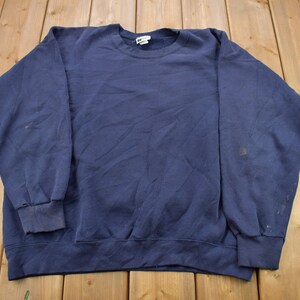 Vintage 90er Jahre Vintage Sweatshirt Rundhalsausschnitt / 1990er Jahre Rundhals / Made In USA / Basic / Streetwear / 1990s