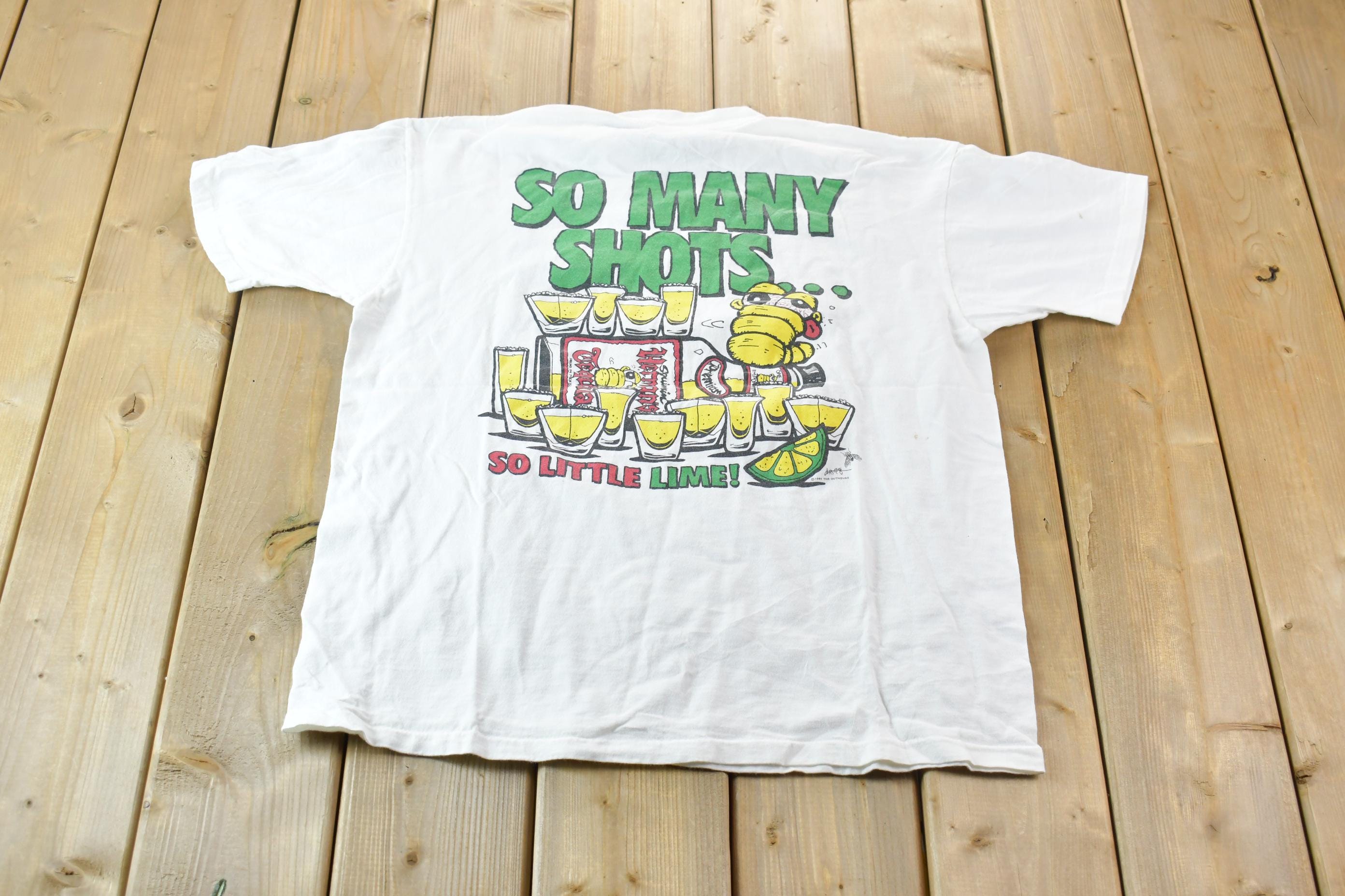 Vintage 1990s Single Stitch Graphic T-shirt Made in USA - Etsy