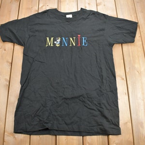 ヴィンテージ 1990年代 ミニーマウス 刺繍 Tシャツ / 90年代 グラフィック Tシャツ / アメリカ製 / シングルステッチ