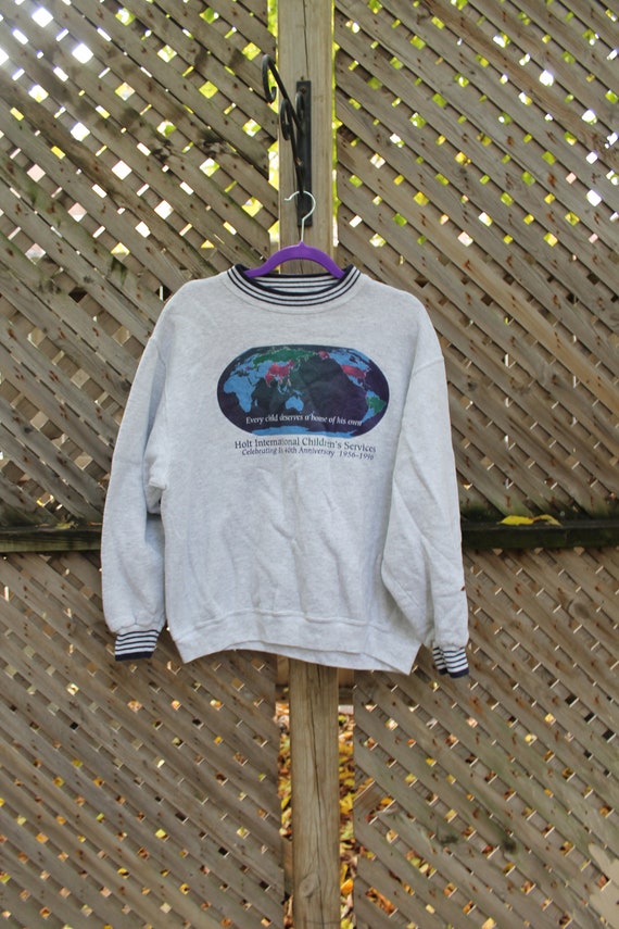 Vintage Crewneck / Oneita Made In USA / 90s Graphi
