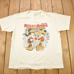 ヴィンテージ 1980年代 ミッキー＆ミニーマウス オーバーランドアウトフィッターズ シオトヒルズ グラフィックTシャツ / 90年代 グラフィックTシャツ / アメリカ製 / シングルステッチ