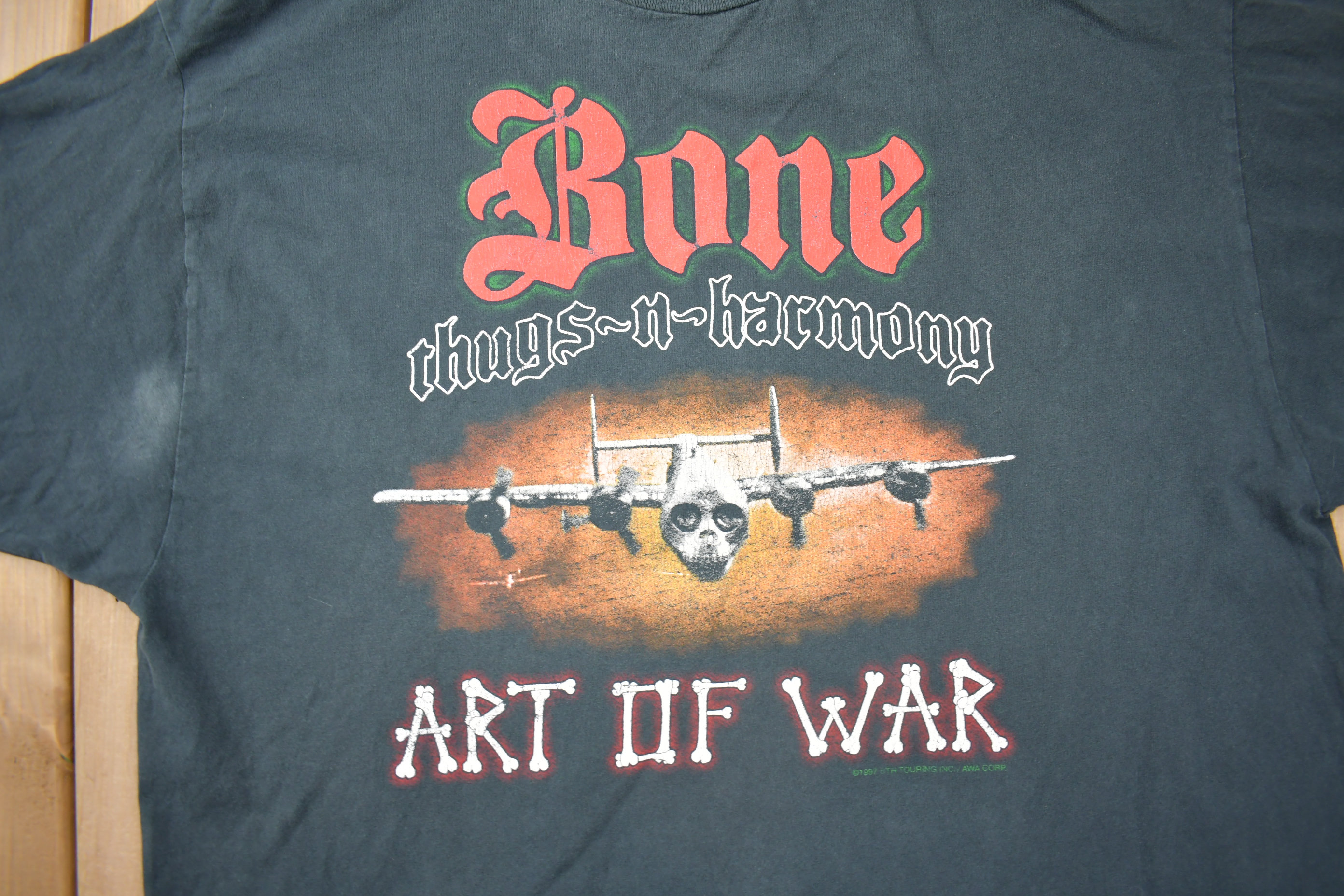 ヴィンテージ 1997 Bone Thugs-N-Harmony The Art Of War ツアー T