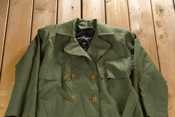 Vintage 1980s Wool Over Coat / Long Coat / Vintage Wool Coat