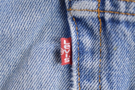 Vintage 1990s Levi's 550 Red Tab Denim Jeans Size… - image 5