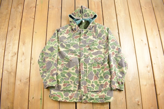 ジャケット・アウター 80s duck hunter camo hunting jacket Vintage 1980s Saftbak Duck Camo Hunting Jacket / Workwear