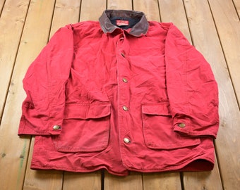 Vintage Marlboro Country Store friluftsjacka från 1980-talet / Cigarettkampanj / Streetwear / Athleisure / Friluftsmode / Storlek XL