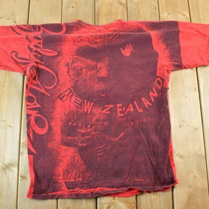 Vintage 1988 Body Glove All Over Print Raglan Point Surfing T-Shirt  / 80s Vintage Surfing Tee / Rare Vacation Tee / Surf Made In USA
