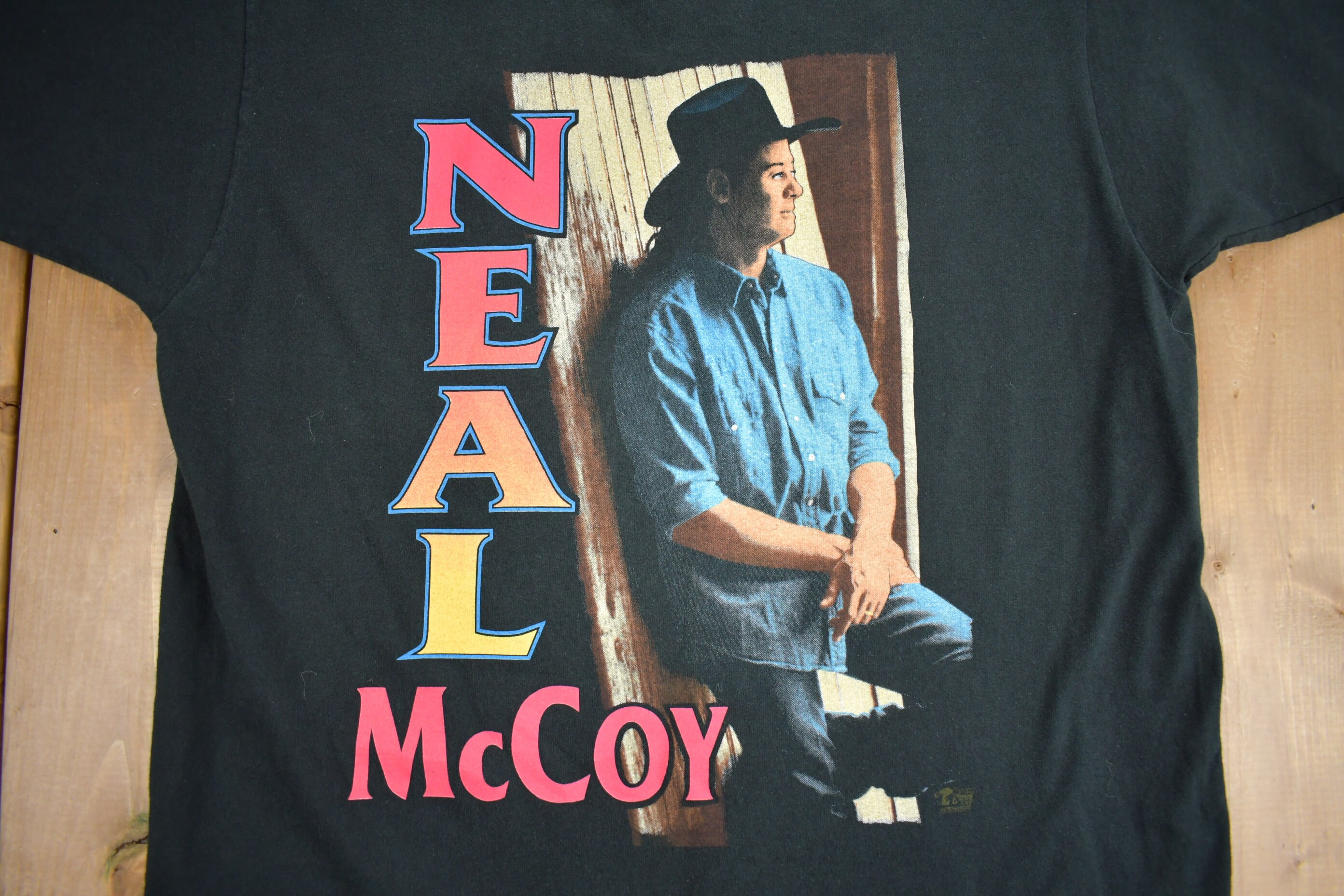 Vintage 1990s Neal Mccoy Graphic T-shirt / T-shirt / Music