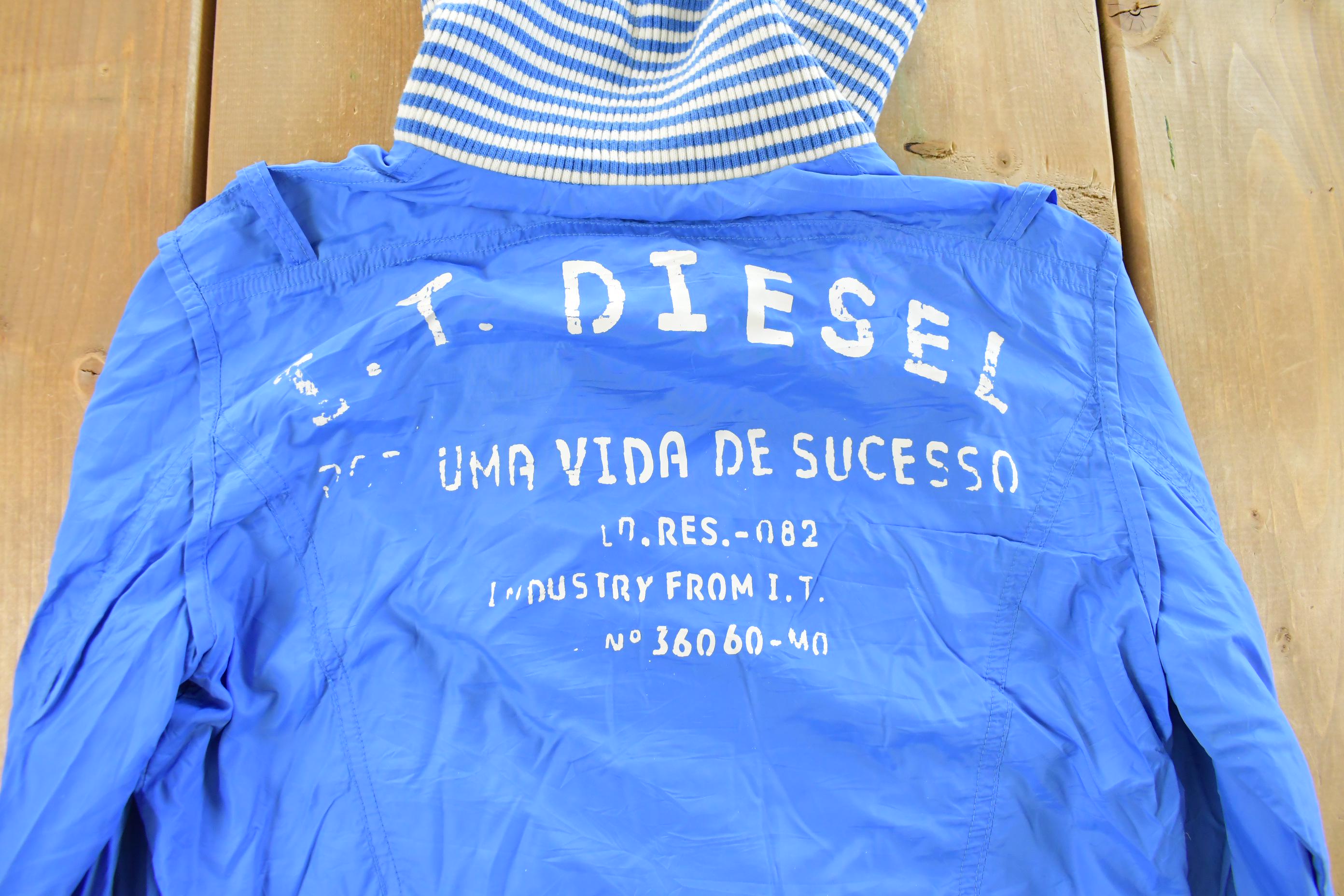 Vintage 2000s Diesel Full Zip Jacket Youth M / Cropped Y2K