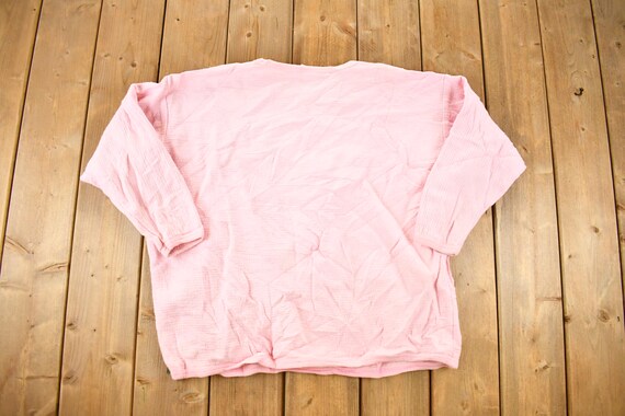 Vintage 1990s Basic Editions Chunky Knit Cute Kit… - image 2