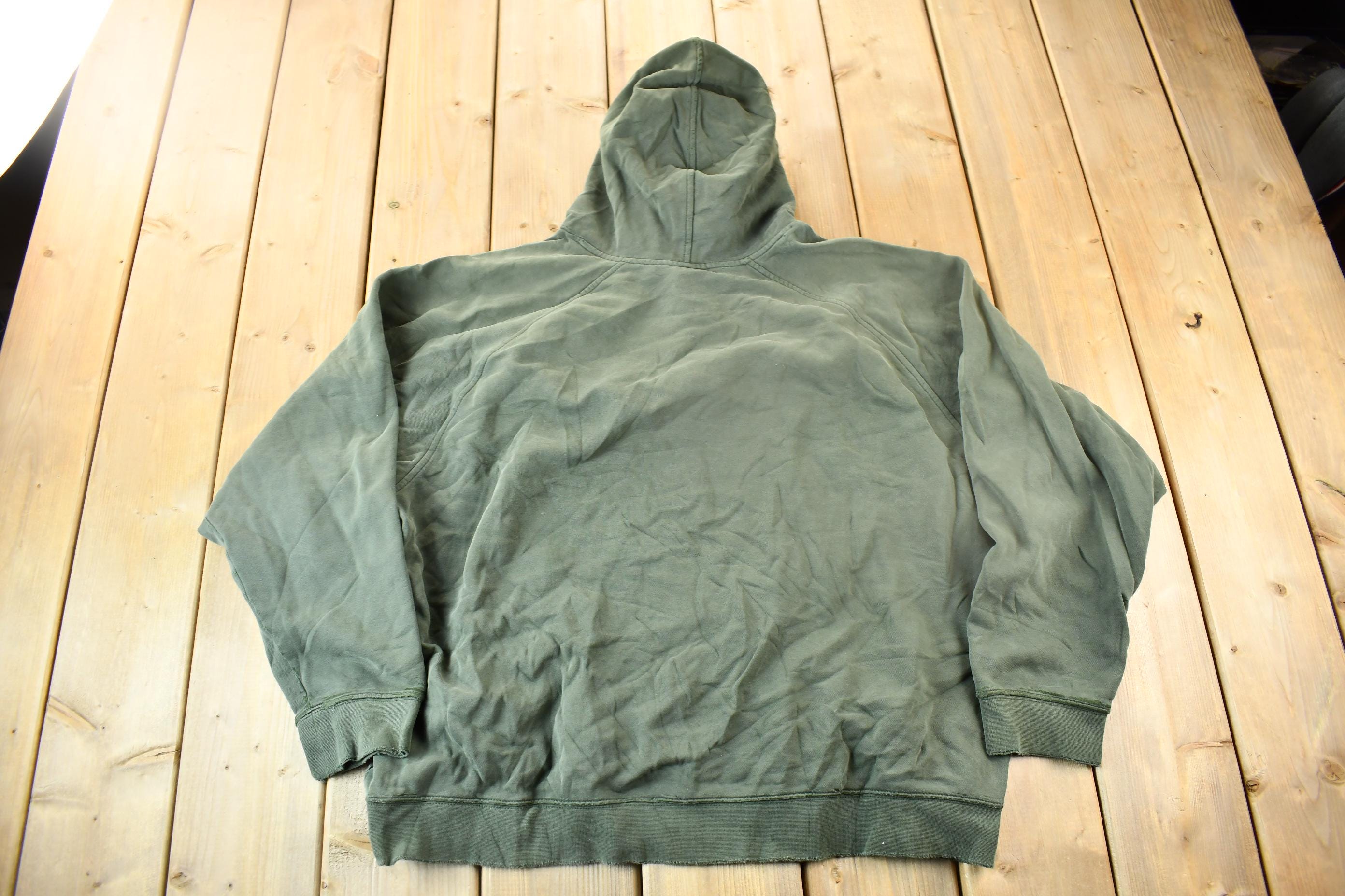 nike mini swoosh hoodie green