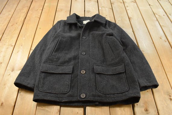 Vintage 1990s L.L. Bean Wool Field Coat Men's Large