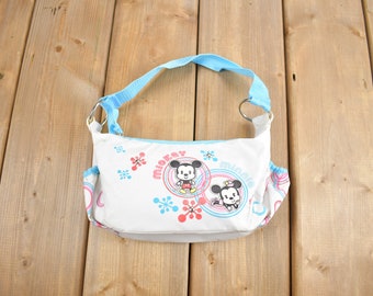 Vintage 1990s Walt Disney Mickey Mouse Graphic Purse / Vintage Accessory  / Vintage Disney / Mini Purse
