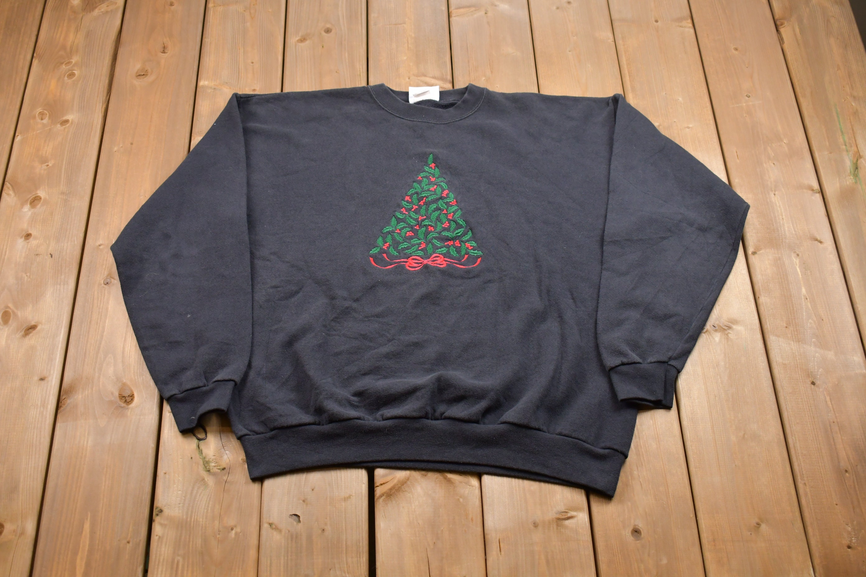 90s ENDLESS DESIGNS USスウェット Vintage 90's / Endless Designs / Women's Large / Navy