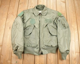 Vintage 1986 Army Flyers Jacket / Type CWU 45/P Bomber Jacket