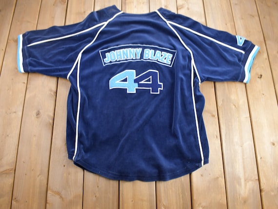 Vintage 1990s Johnny Blaze Baseball Jersey / Vintage John Blaze