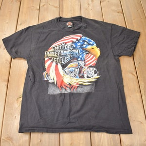 Vintage 1990s San Francisco Harley Davidson Motorcycles Single Stitch Graphic T-Shirt Made In USA