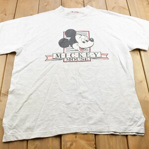 Vintage 1990s Disney Mickey Mouse Graphic T Shirt / Small Stains / Vintage T Shirt / Streetwear / Rare Vintage / Single Stitch / Made In USA