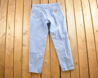 Vintage 1990s Carhartt Arbeitshose Größe 38x32 / 90s Hose / Faded / Distressed Carhartt / Vintage Arbeitskleidung