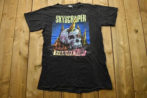 Vintage 1988 David Lee Roth Skyscraper Band T-shirt / Band Tee