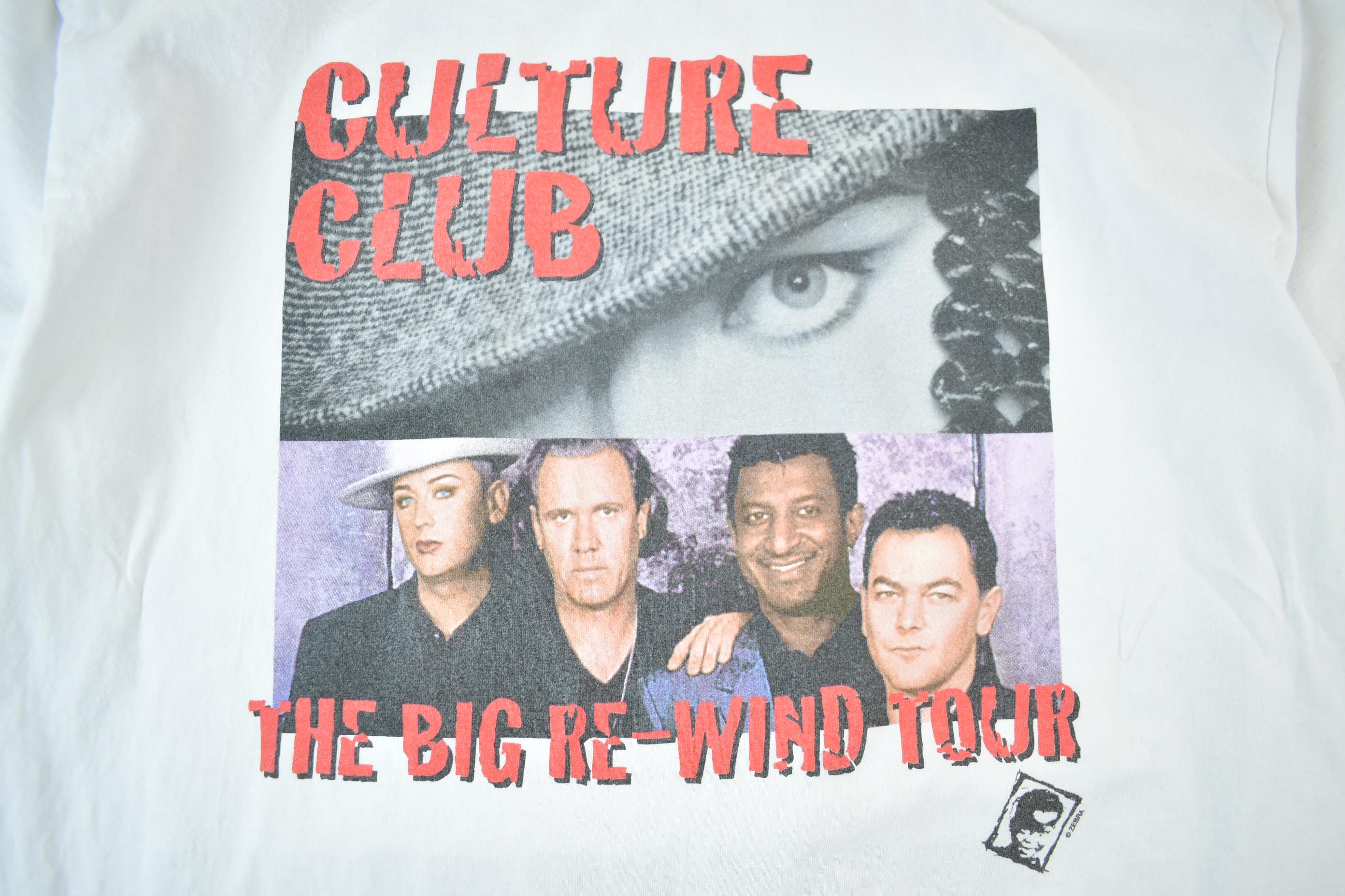 CultureClub　'98 VINTAGE Vintage 1998 1999 Culture Club Band T-shirt Big Re-wind Tour Mens