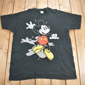 ヴィンテージ 1990年代 ミッキー＆コー ミッキーマウス グラフィック カートゥーン Tシャツ / 90年代 グラフィック Tシャツ / ヴィンテージ ディズニー / シングルステッチ
