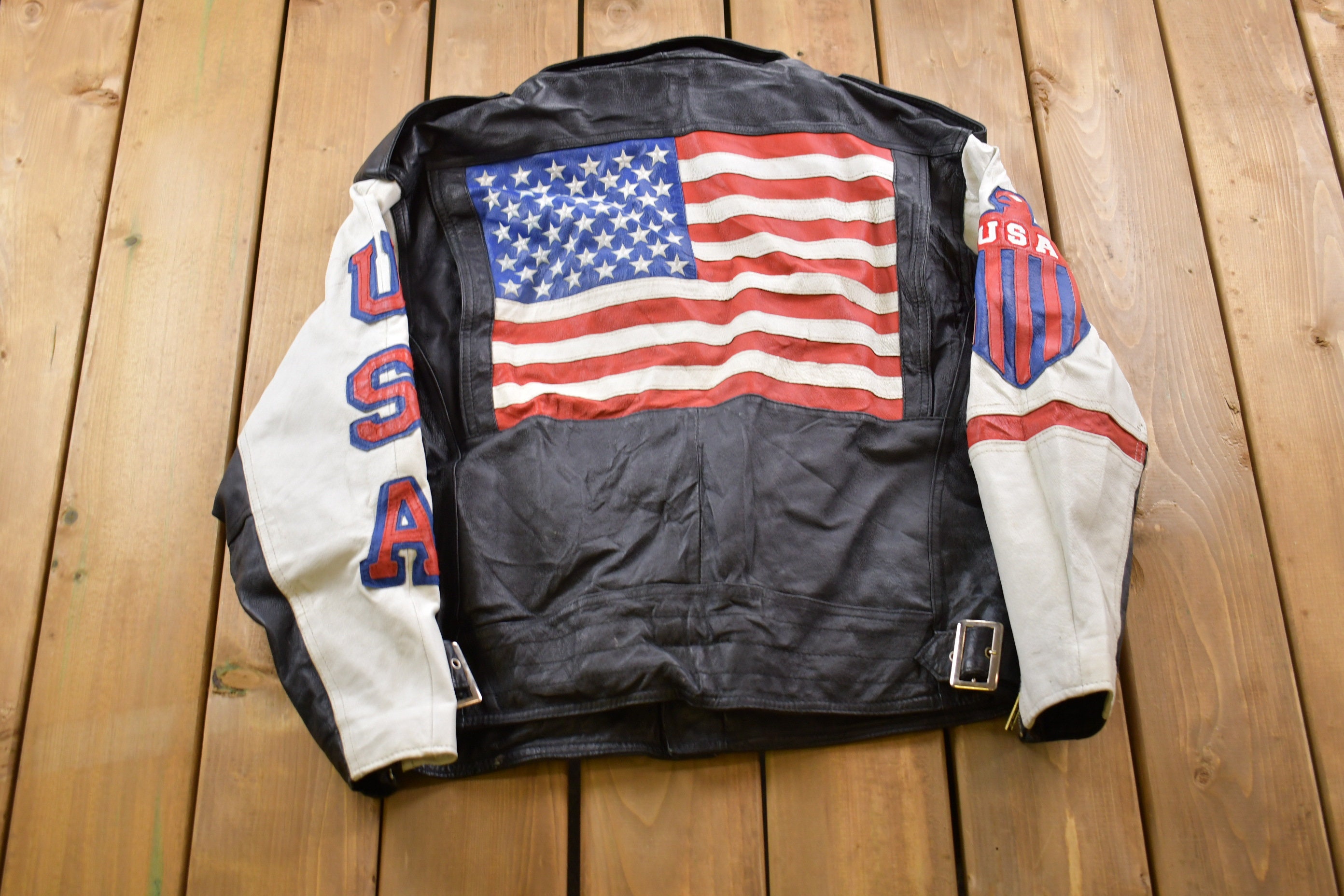Michael Hoban Leather Usa Jackets - Etsy