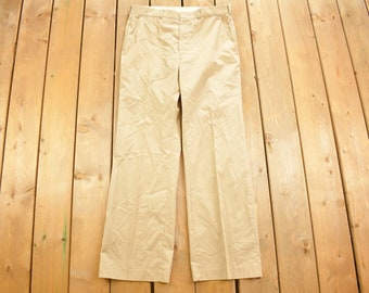 Vintage 1990s Brown Trousers Size 34 x 31 / American Vintage / Streetwear Fashion / Vintage Pants / True Vintage /