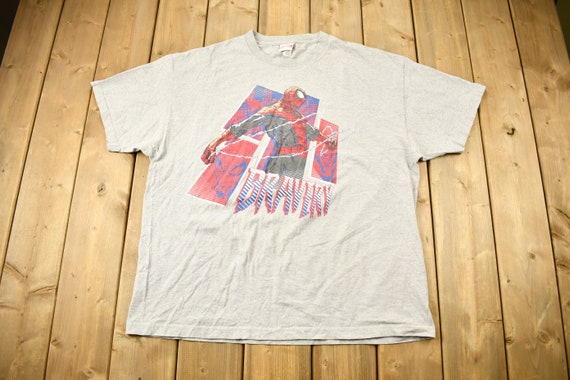 Vintage 1990s Spiderman Bravery Marvel Promo T-sh… - image 1