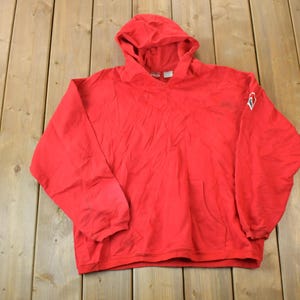 Vintage 1990s Marlboro Country Store Graphic Hoodie / 90s Hoodie / Vintage Sweater / Color Block /