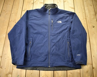 Vintage 1990s The North Face Apex Fleece Lined Shell Jacket / Light Ski Jacket / TNF / Streetwear / Athleisure / Hiking / Outdoorsman