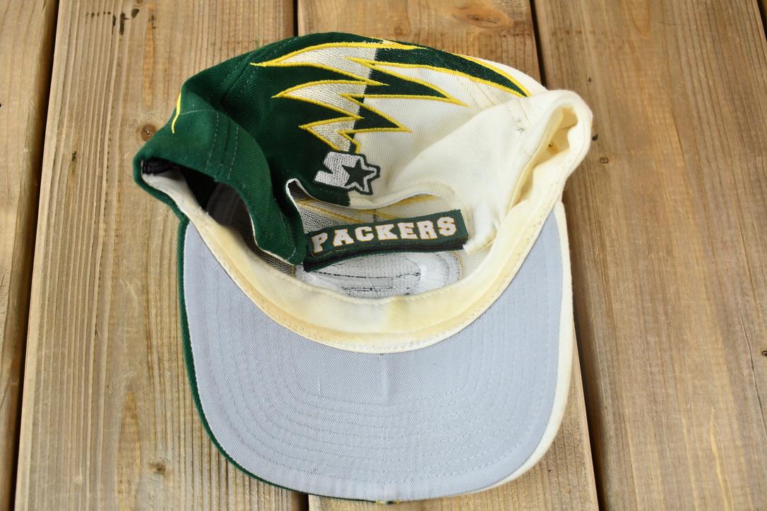 Vintage 1990s Green Bay Packers NFL Starter Shock Wave Strap