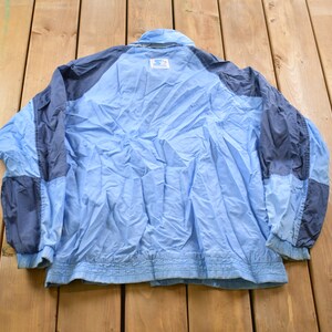 Vintage 1990s Starter North Carolina University Tar Heels NCAA Full Zip Windbreaker Jacket / Team Logo / Athletic Sportswear / Athleisure image 2