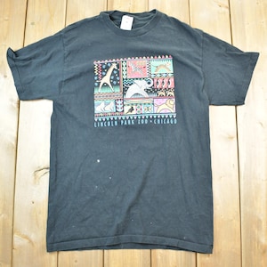 Vintage 1990s Lincoln Park Zoo Chicago Animal Theme Graphic T