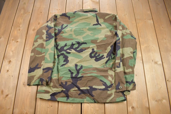 Vintage 1986 USMC Woodland Camo Military Button up Shirt Vintage 1986 USMC Woodland Camo Military Button up Shirt