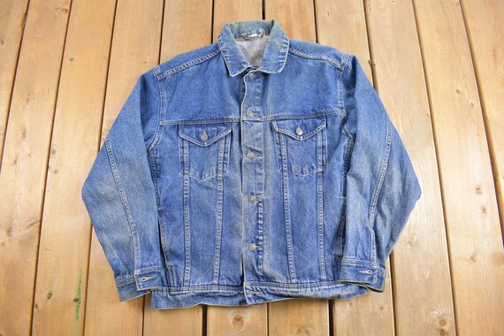 Vintage 1990s Denim Jacket / Jean Jacket / Streetwear